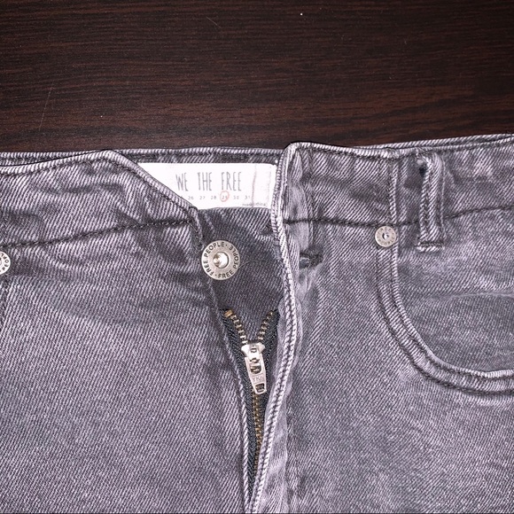 Free People Shes All That Black Denim Mini Skirt - Picture 4 of 7